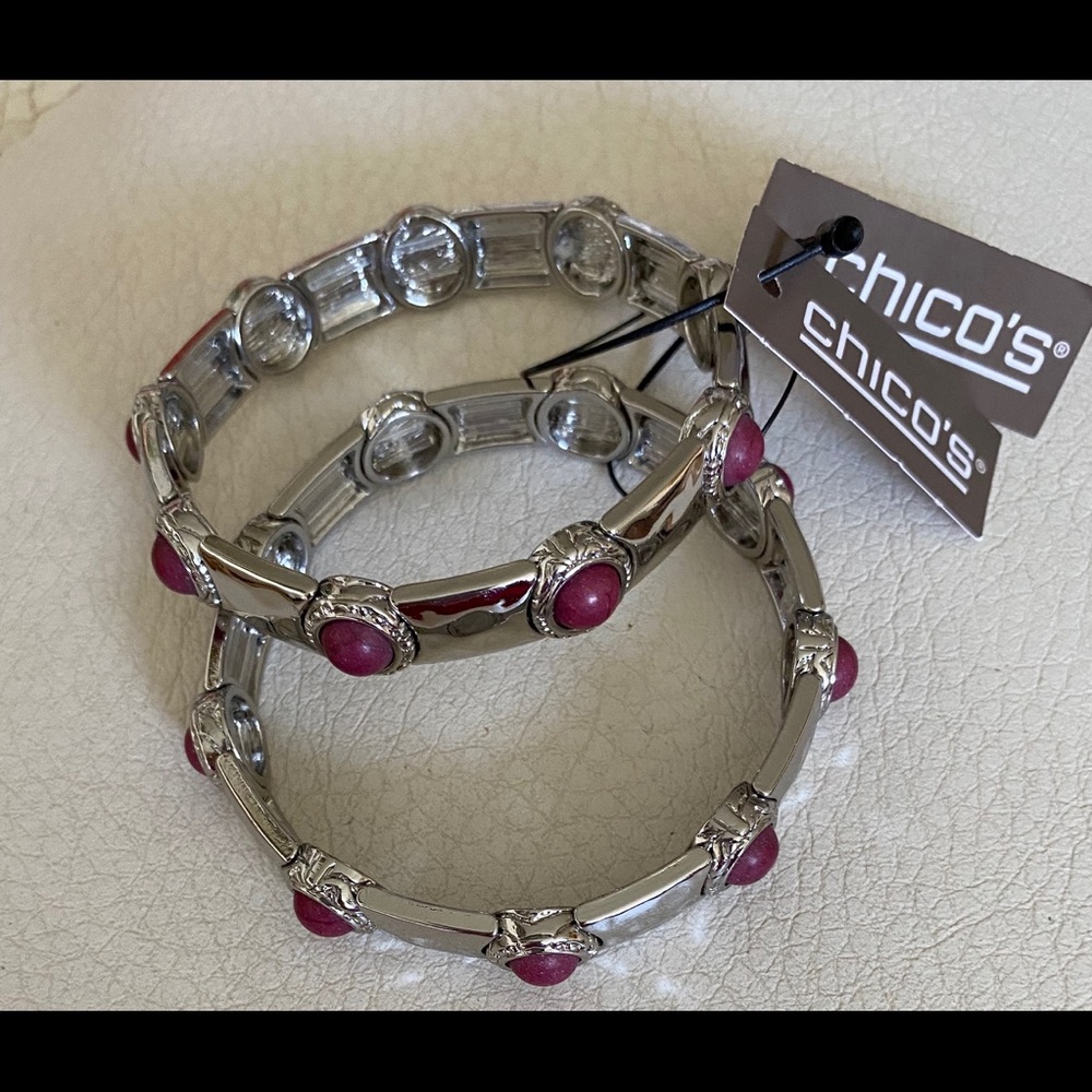 NWT stretchy Bangle duo
